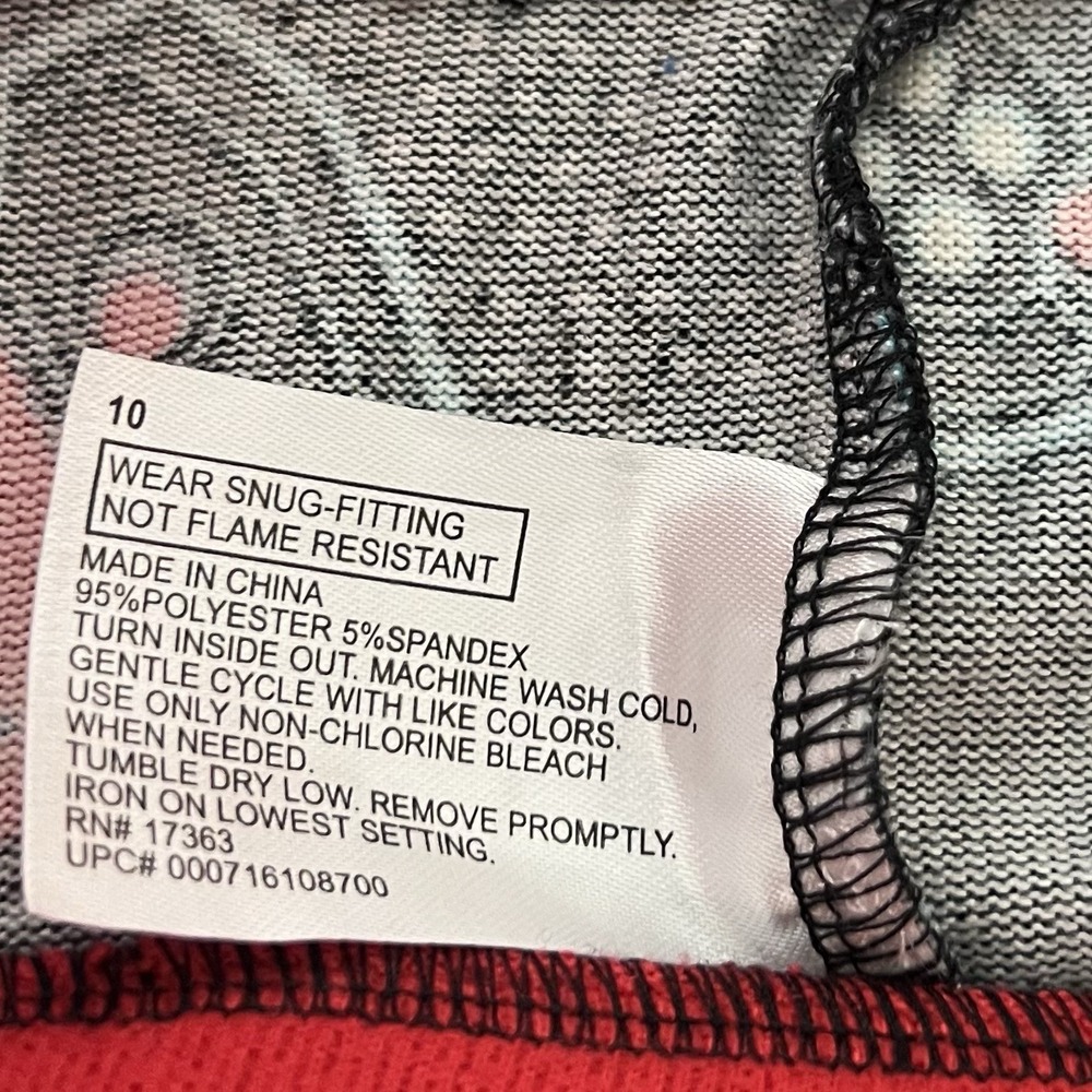 Cuddl Duds Pajamas Boys 10 Red Black Gamer Gaming‎ Its Under Control - Picture 6 of 12